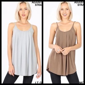 LIGHT GRAY TANK-NEW NEVER WORN